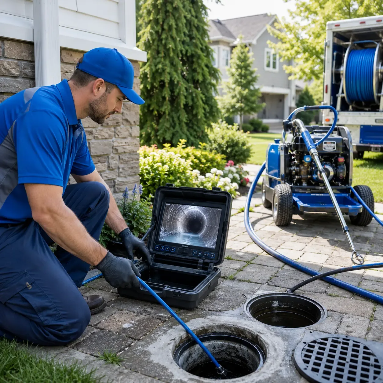 Outdoor drain cleaning professionals serving Greenfield, NH